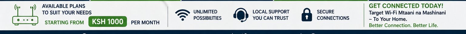 Target Wi-Fi — Unlimited possibilities. Local support. Secure connections.